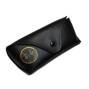 Authentic Ray-Ban Sunglasses Leather Case only - Black